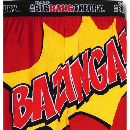 Big Bang Theory Bazinga Knit Boxers