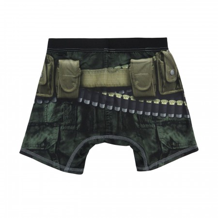 Punisher Armed Poly/Spandex Men's Boxer Briefs