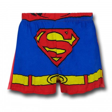 Superman Caped Costume Boxer Shorts