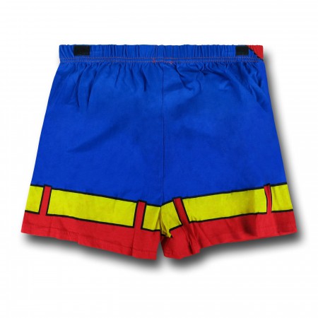 Superman Caped Costume Boxer Shorts
