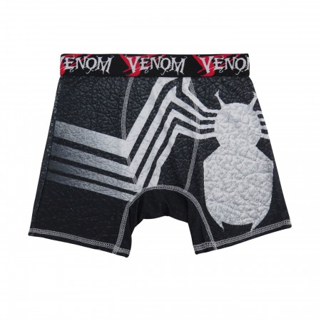 Venom Symbol Poly/Spandex Men's Boxer Briefs