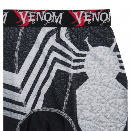Venom Symbol Poly/Spandex Men's Boxer Briefs