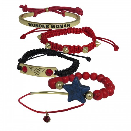 Wonder Woman Bracelet 5-Pack