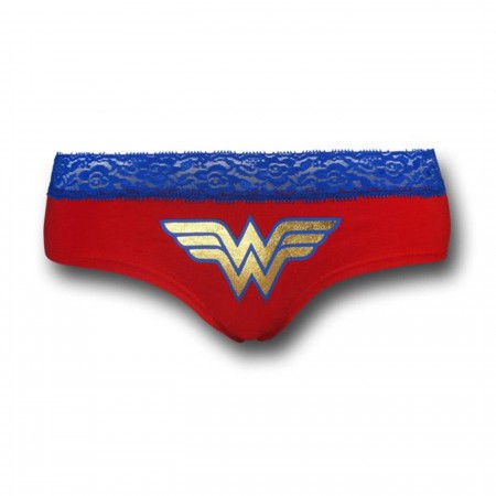 DC Heroines Women's Lace Hipster Briefs 3-Pack