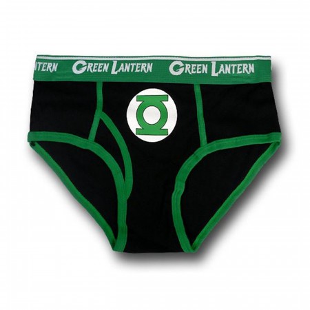 Green Lantern Symbol Black Briefs
