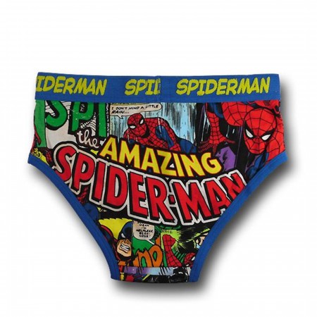 Spiderman Classic Comic Panel Briefs