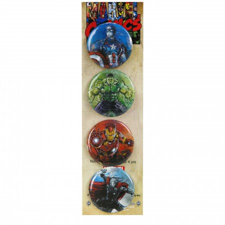 Avengers Age of Ultron 4-Pack Button Set