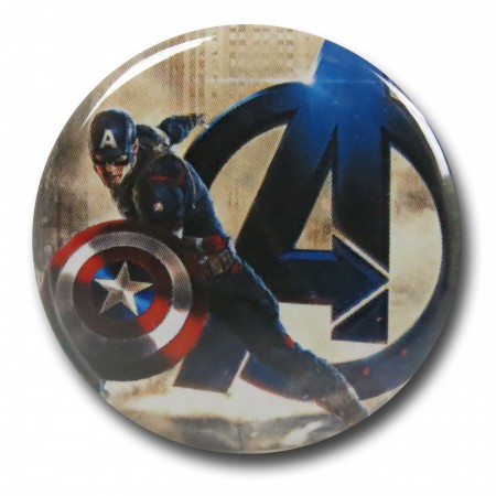 Captain America Age of Ultron Symbol Button