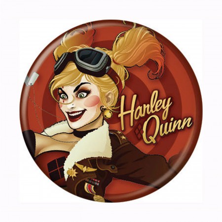 Harley Quinn Bombshells Button