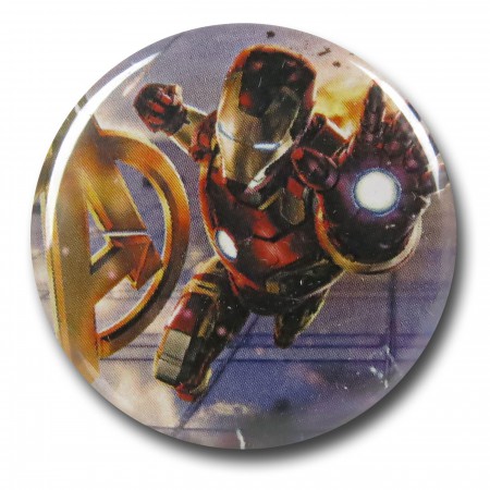Iron Man Age of Ultron Symbol Button
