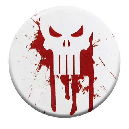 Punisher Extreme Blood Skull Button