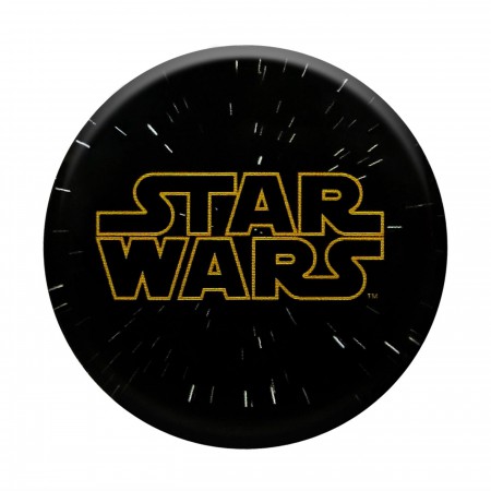 Star Wars Gold Logo Button