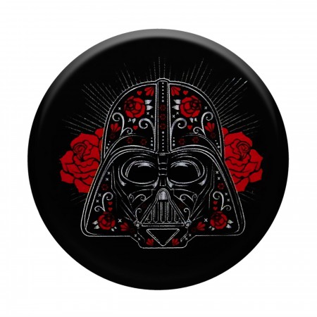 Star Wars Vader Flowers Button