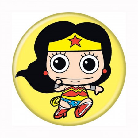 Wonder Woman Kawaii Button