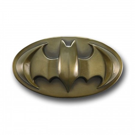 Batman 3D Bronze Belt Buckle