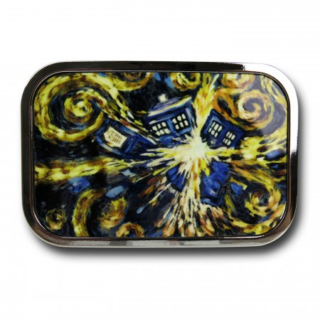 Doctor Who Starry Night Belt Buckle