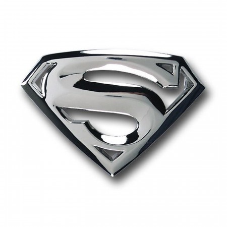 Superman Returns Chrome Belt Buckle