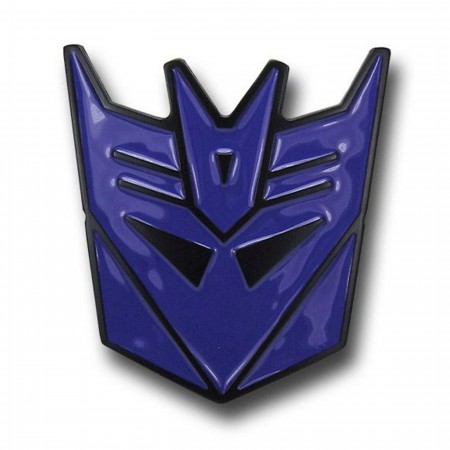 Transformers Decepticon Purple Symbol Belt Buckle