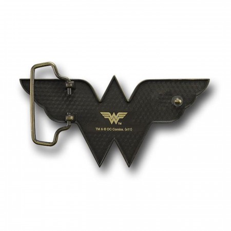 Wonder Woman Rhinestone Symbol Belt Buckle