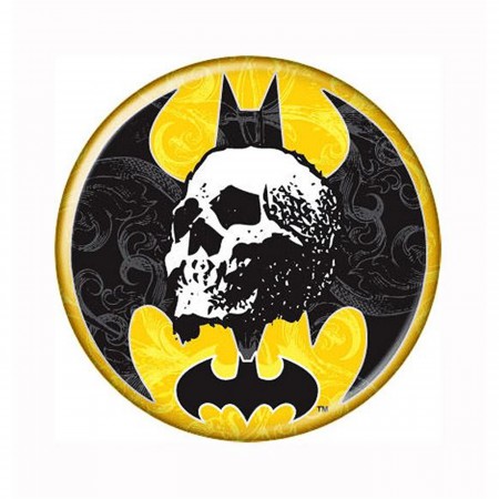 Batman Skull on Symbol Button