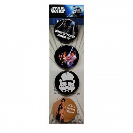 Star Wars Four Buttons Pack