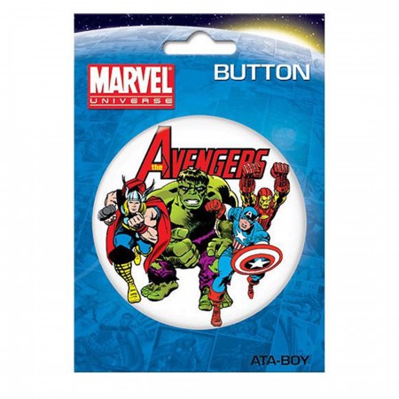 Avengers Kirby Group 3 Inch Button