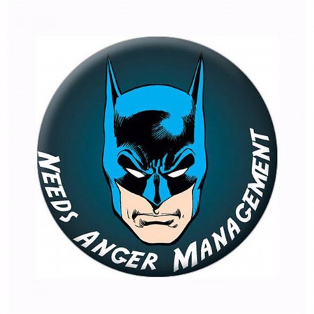 Batman Anger Management Button