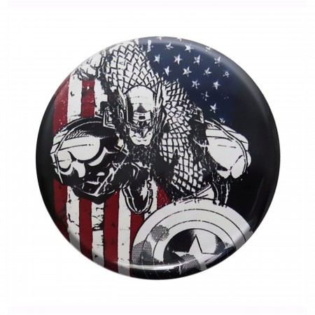 Captain America Patriot Button