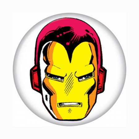 Iron Man Head Button