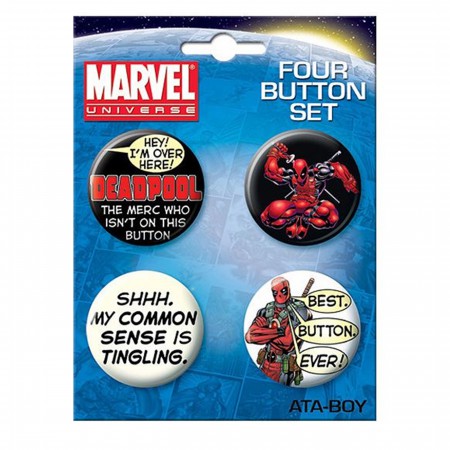 Deadpool Best Button Ever Set