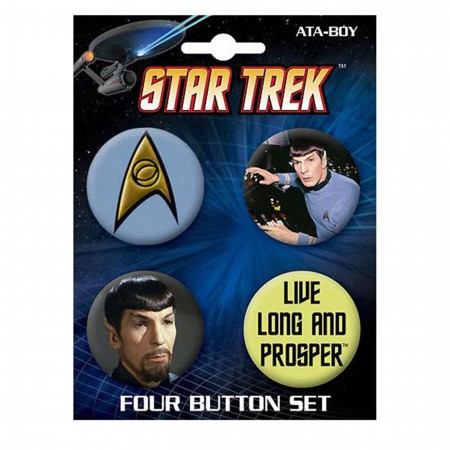Star Trek Spock Button Set