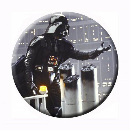 Darth Vader Reaching Star Wars Button
