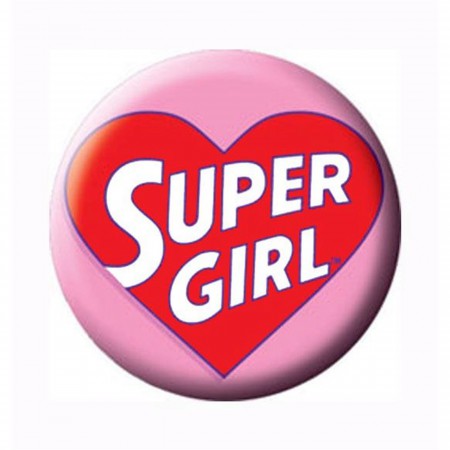 Supergirl Heart Button