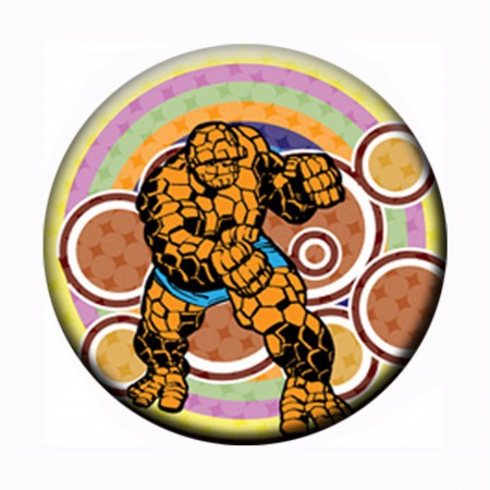 The Thing Psychedelic Circles Button