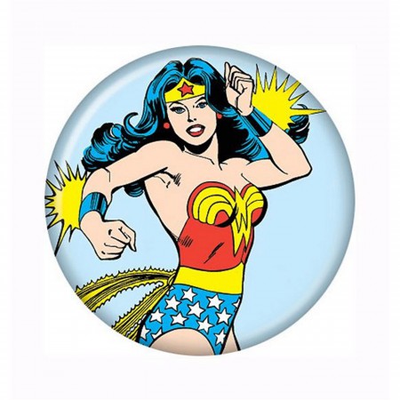 Wonder Woman Bullets and Bracelets Button