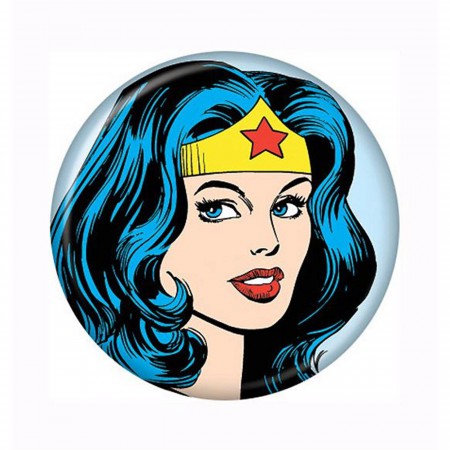 Wonder Woman Face Button