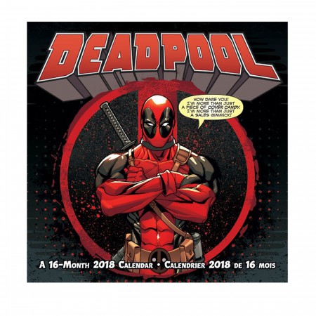 Deadpool 16-Month 2018 Calendar