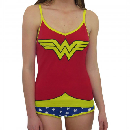 Superman Batman & Wonder Woman Cami and Panty Set Bundle