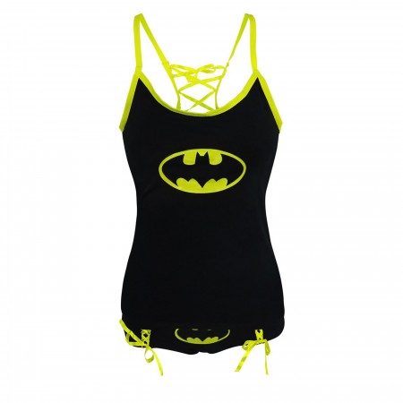Batman Women's Glow in Dark Camisole and Panty Set