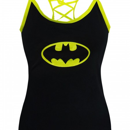 Batman Women's Camisole and Panty Set Glow in Dark