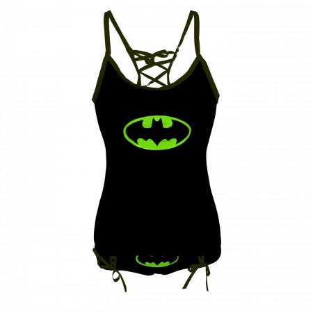 Batman Women's Glow in Dark Camisole and Panty Set