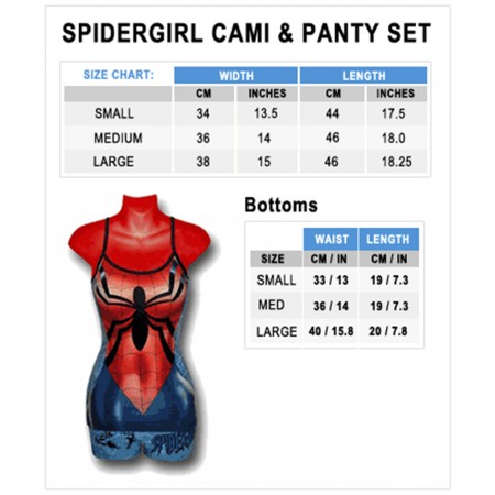 Spidergirl Women's Cami and Boyshorts Set