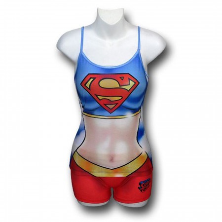 Supergirl Women's Costume Cami and Boyshorts Set