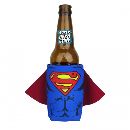 Superman Caped Can and Bottle Cooler