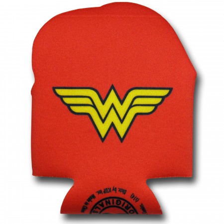 Wonder Woman Face Can and Bottle Cooler