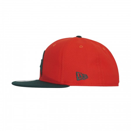 Aquaman Symbol Orange 59Fifty Fitted Hat