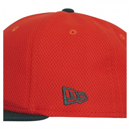 Aquaman Symbol Orange 59Fifty Fitted Hat