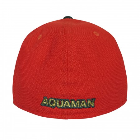 Aquaman Symbol Orange 59Fifty Fitted Hat