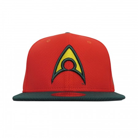 Aquaman Symbol Orange 9Fifty Adjustable Hat