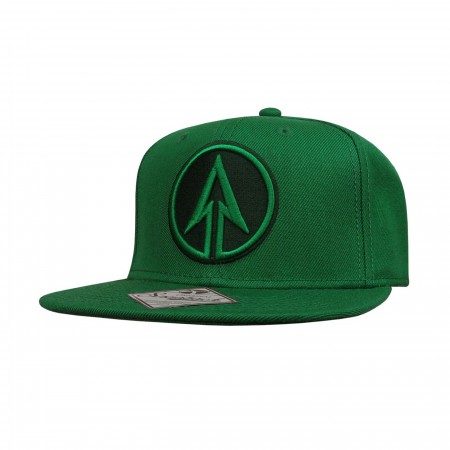 Green Arrow Symbol Snapback Hat